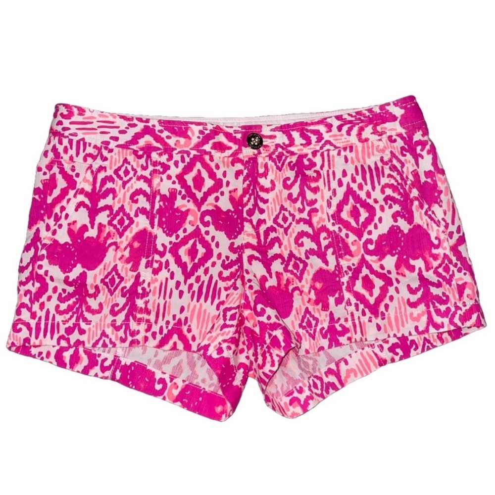 Lilly Pulitzer The Liana‎ Short in Magenta Tons of Fun Print Sz 8 NWOT